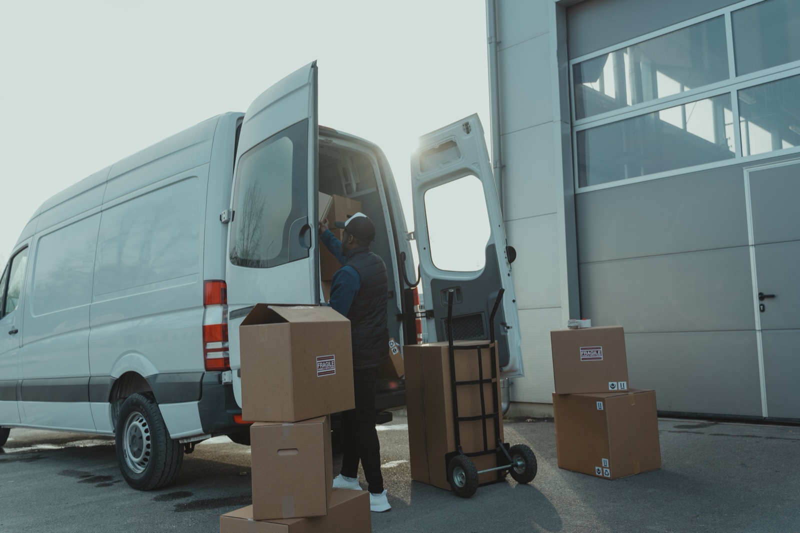 Delivery management system turning address lists into optimized routes